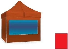 Bestent Stena k stanu - 2,5m červená s oknom SQ/ HQ/ EXQ