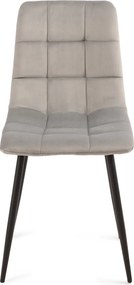 Jedálenská stolička Harry, svetlo šedá látka