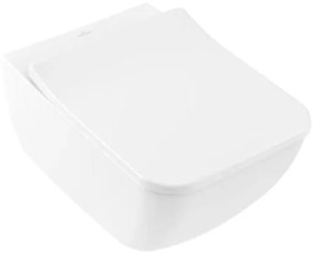 Wc s doskou softclose Villeroy & Boch Venticello alpská biela so zadným odpadom 4611RS01