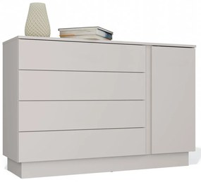 Komoda Amber 125 cm kašmírová