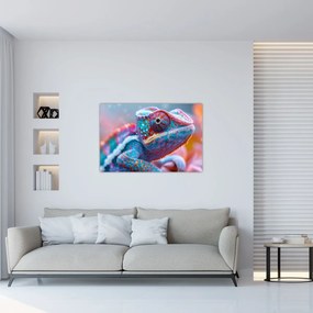 Obraz - Sfarbený chameleón (90x60 cm)