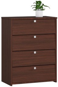 4 krídlový botník 60 cm, wenge