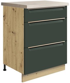 Skrinka do kuchyne Glamour10d Green