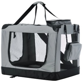 InternetovaZahrada - Prenosná taška pre psa XL - šedá