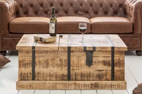 Dizajnový konferenčný stolík Winebar, 100 cm, mango