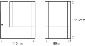 Ledvance - LED RGBW Vonkajšie svietidlo SMART+ CUBE LED/9,5W/230V IP44 Wi-Fi