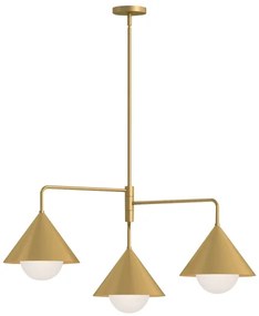 Alora Mood ALM-REMYCK3-GD - Luster na tyči REMYCK 3xE27/60W/230V zlatý