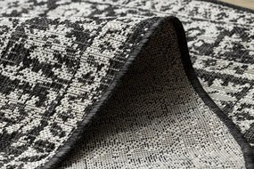 Koberec ORGANIC 2762 čierny / krémový