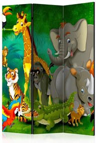 Artgeist Paraván - Colourful Safari [Room Dividers]