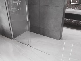 Mexen Velar, posuvné dvere do otvoru typ Walk-In 160 cm, 8mm číre sklo, chrómová, 871-160-000-03-01