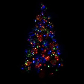 VOLTRONIC® 59755 Vianočné LED osvetlenie 5 m - farebná 50 LED + ovládač - zelený kábel