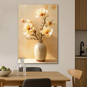 DUBLEZ | Nástenný obraz - Žlté magnólie vo váze