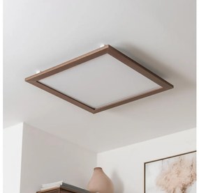 Brilagi - LED Stmievateľné svietidlo SLIMFRAME WOOD LED/58W/230V 64x64 cm + DO BG1544B