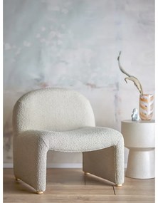 Krémové kreslo z textílie buklé Neel – Bloomingville