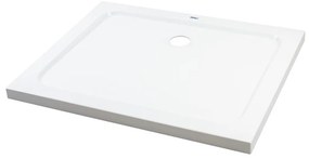 Coria 80x120x5 cm Štvorcová, obdĺžniková, akrylová sprchová vanička, so sifonom