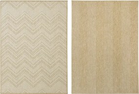 Obojstranný koberec 206139/10810 béžový / krémový