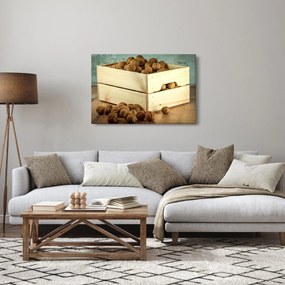 Obraz - Jesenné zátišie s orechmi (90x60 cm)