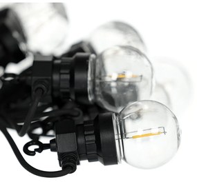 Retlux RGL 115 Party reťaz so žiarovkami, 10x LED žltá​, 5+3 m