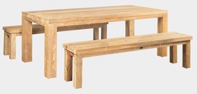 FLOSS+lavice set - zostava z teaku