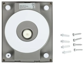 LED Vonkajšie nástenné svietidlo LED/12W/230V 4000K IP65 šedá