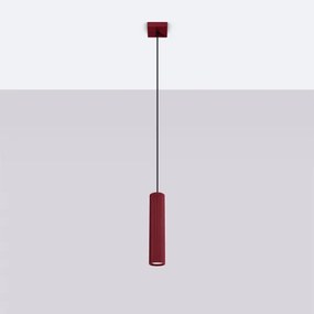Brilagi - LED luster na lanku CRESTO 1xGU10/10W/230V bordová