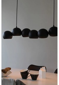 Čierne závesné svietidlo s kovovým tienidlom Cupolo – Markslöjd