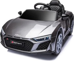 LEAN CARS Elektrické autíčko Audi R8 Lift A300 strieborné
