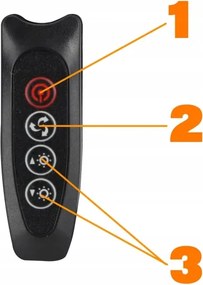 LED Stmievateľná stolná lampa s klipom LED/10W/5V 3000/4000/6000K čierna