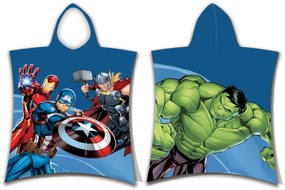 Jerry Fabrics Detské pončo 50x115 cm - Avengers "Hero"