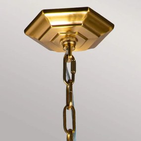 Feiss FE-CORINNE-3P-M-BB - Luster na reťazi CORINNE 3xE14/60W/230V