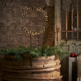 Čierna vonkajšia svetelná dekorácia Barlumi – Star Trading