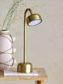 Bloomingville Prenosná stolová lampa Nico Brass Metal