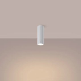 Sollux SL.1531 - Bodové svietidlo KARBON 1xGU10/10W/230V 20 cm biela