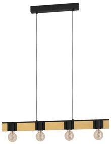 Eglo 43902 - Luster na lanku BAILRIGG 4xE27/40W/230V