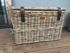 Ratanová truhla Rozmery (cm): 50x35, v. 25
