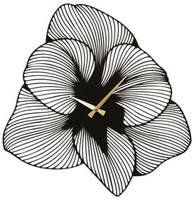 Azalea Metal Wall Clock - APS039 70 - Black