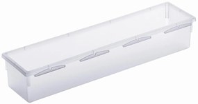 Organizér do zásuvky do kuchyne aj kúpeľne, príborník Rotho BASIC, mliečny (38x8)