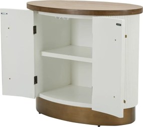 Komoda Tolosa 79 cm biela/jaseň