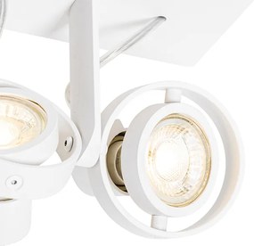 Moderný reflektor biely 2-svetlo - Master 50