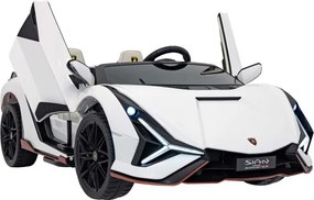 Elektrické autíčko Lamborghini SIAN biele