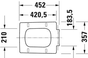 Duravit Viu - WC sedátko, biela 0021110000