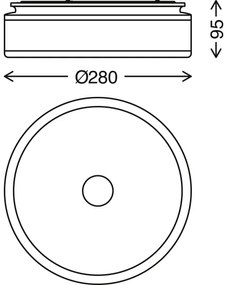 Briloner - LED Stropné svietidlo BLOCK LED/12W/230V