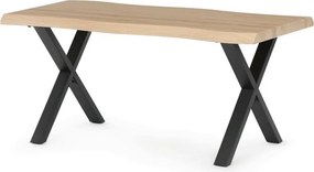 Konferenčný stolík CT-F4312 OAK divoký dub / čierny