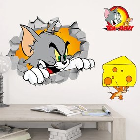 Veselá Stena Samolepka na stenu na stenu Tom a Jerry