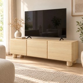 TV stolík DILARA svetlé drevo 150 cm