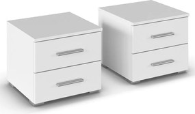 Set nočných stolíkov (2 ks) Isotta, biele