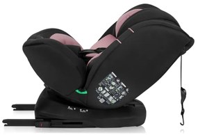Lionelo - otočná autosedačka s bázou BASTIAAN i-Size 40-150 cm Pink Rose