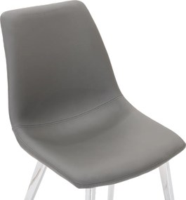 2 x Jídelní židle Hawaj CL-18062 tmavě šedá