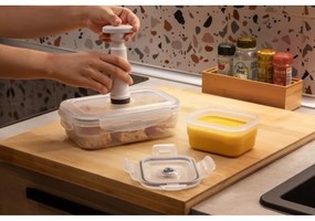 Súprava 3 boxov na potraviny a vákuovej pumpy Compactor Food Saver