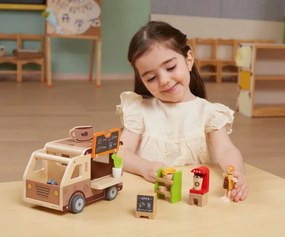 Drevená mobilná kaviareň Viga 44689